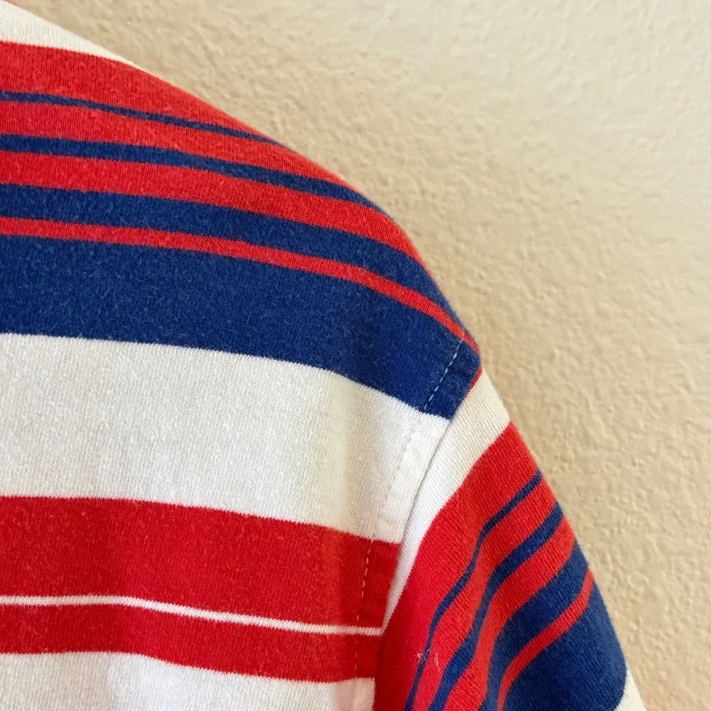 Y2K Marithe Francois Girbaud Polo Shirt Mens XL Striped 90s Streetwear Sporty